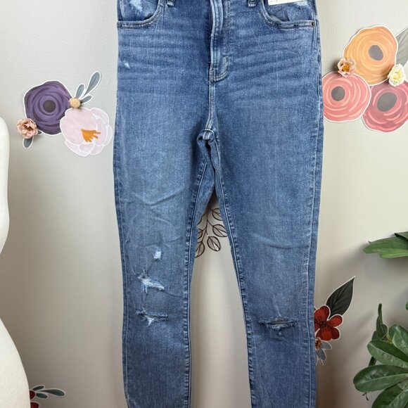 Abercrombie & Fitch Curve Love Skinny Ankle Jean - Size - 4 Long - Picture 6 of 6